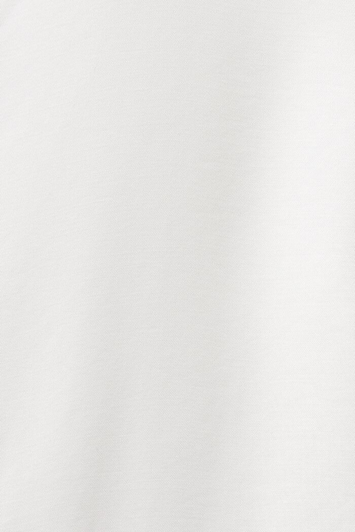 Satijnen blouse met korte mouwen, OFF WHITE, detail image number 5