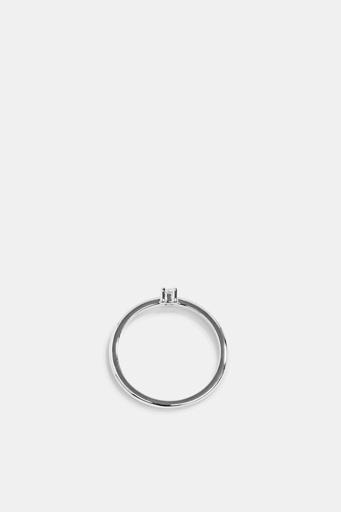 Ring met zirkonia, sterlingzilver, SILVER, detail image number 2