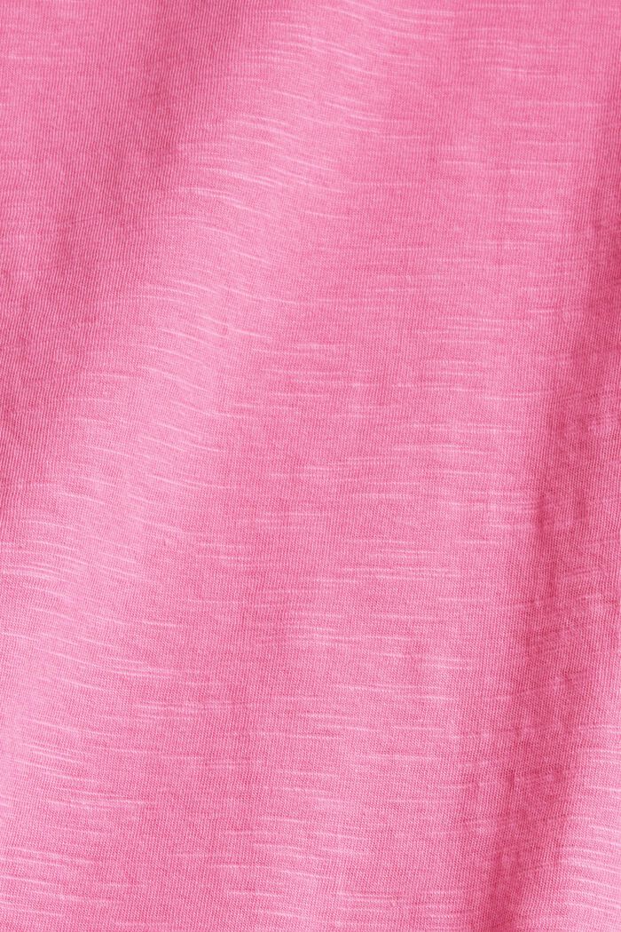 T-shirt van 100% katoen, PINK, detail image number 4