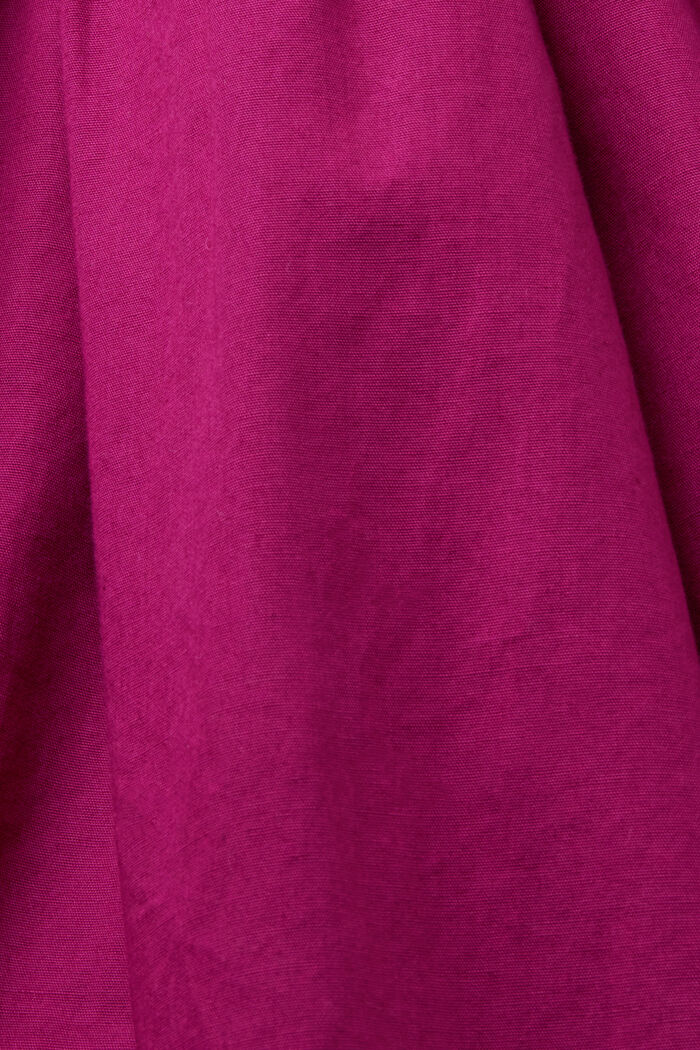 Mini-jurk van een materiaalmix, DARK PINK, detail image number 7