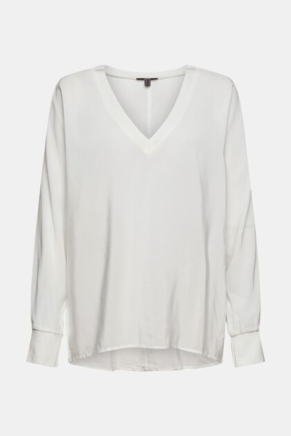 Oversized blouse met LENZING™ ECOVERO™