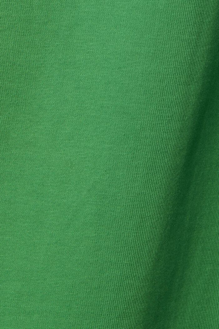 Uniseks T-shirt van katoen-jersey met logo, GREEN, detail image number 7