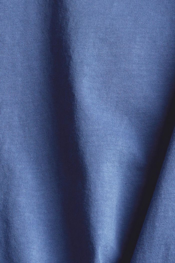 T-shirt van 100% organic cotton, BLUE LAVENDER, detail image number 4