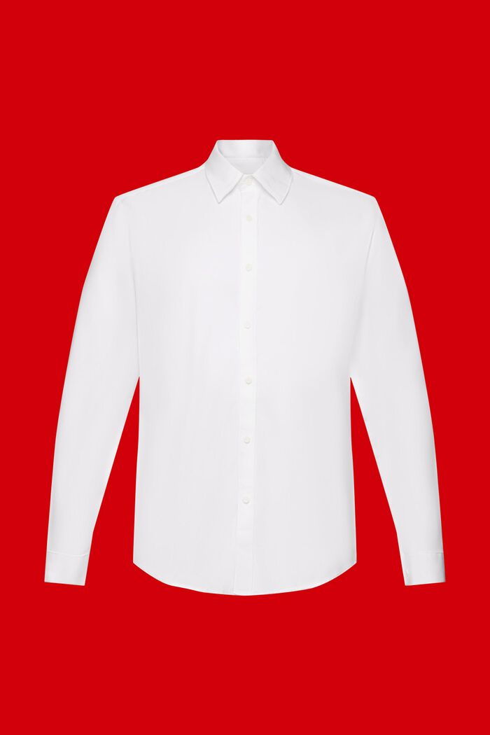 Shirt met slim fit, WHITE, detail image number 6
