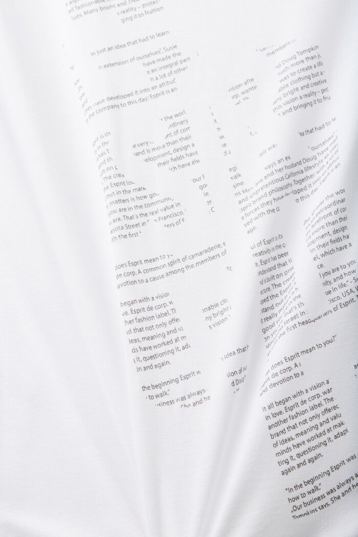 T-shirt met print op de voorkant, LENZING™ ECOVERO™, WHITE, detail image number 5