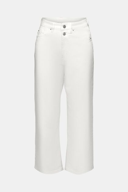 Katoenen jeans met rechte pijpen