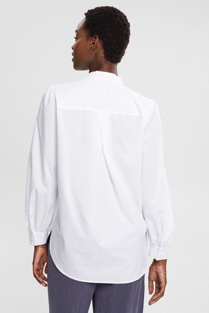 Shirtblouse met cut-out, WHITE, detail image number 4