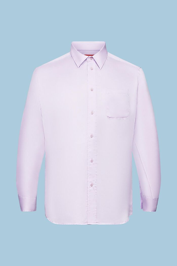 Satijnen shirt met lange mouwen, LAVENDER, detail image number 6
