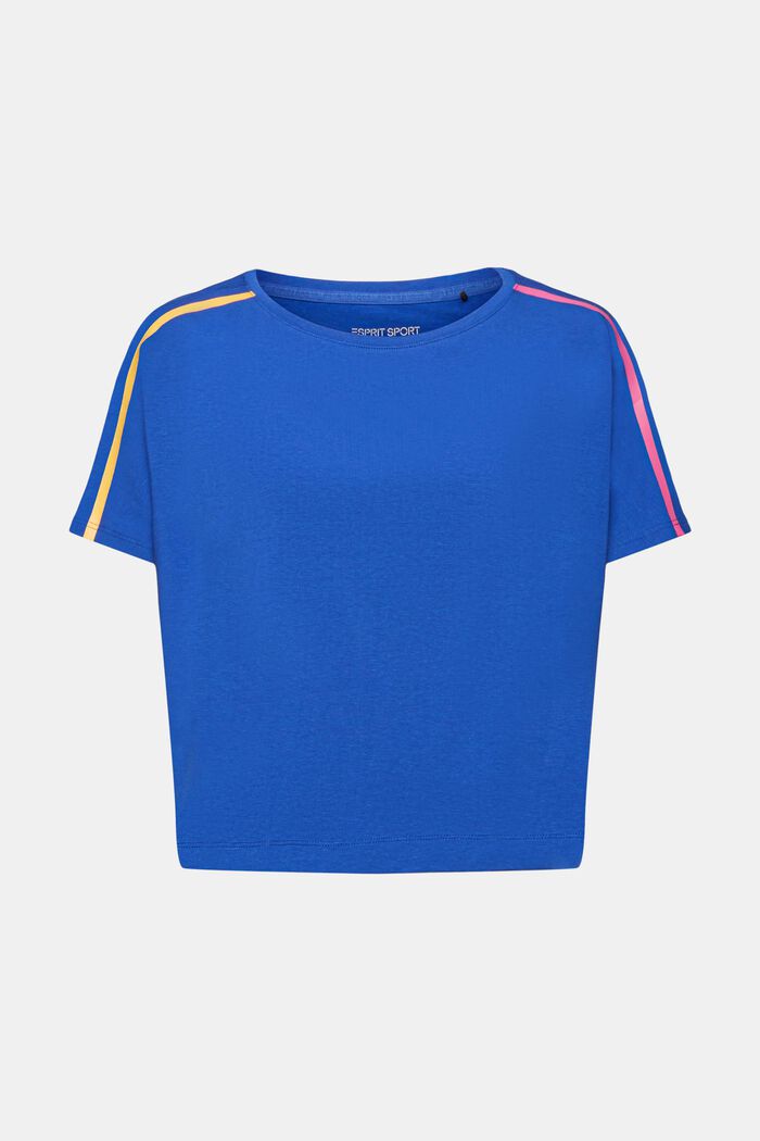 Cropped T-shirt, BRIGHT BLUE, detail image number 6