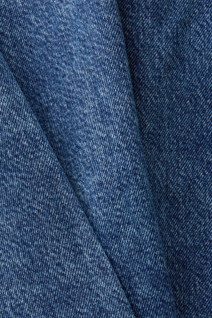 Oversized denim shirt, BLUE MEDIUM WASHED, detail image number 5