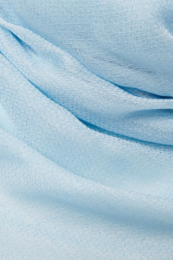 Lichte sjaal, LIGHT TURQUOISE, detail image number 1