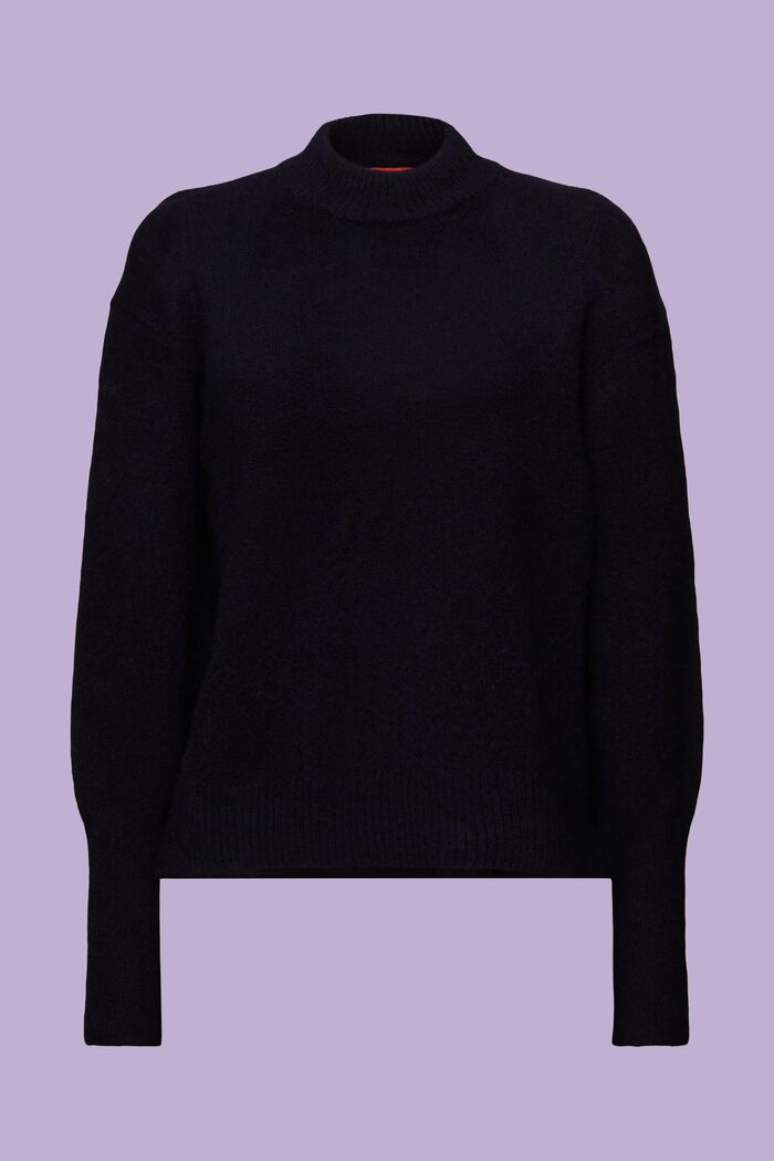 Sweatshirt met opstaande kraag, NAVY, detail image number 6