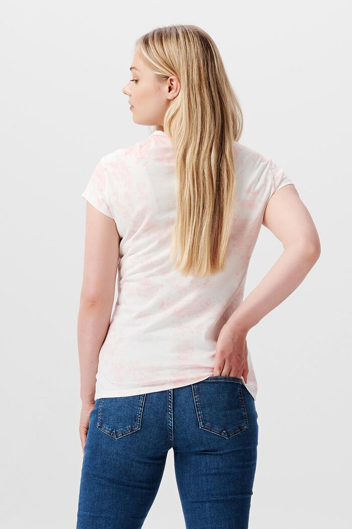 Ice-dyed katoenen shirt, BLUSH, detail image number 1