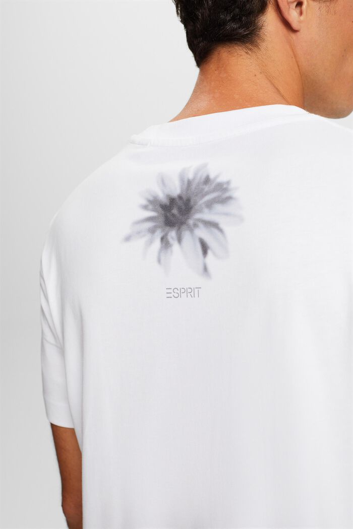 T-shirt van pimacotton, WHITE, detail image number 3