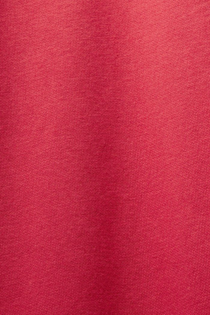 Sweatpants met zak op de pijp, CHERRY RED, detail image number 5