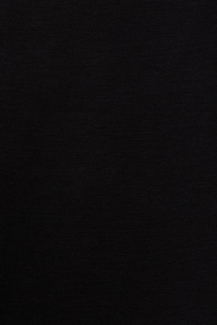 Overhemdjurk van punto jersey, BLACK, detail image number 5
