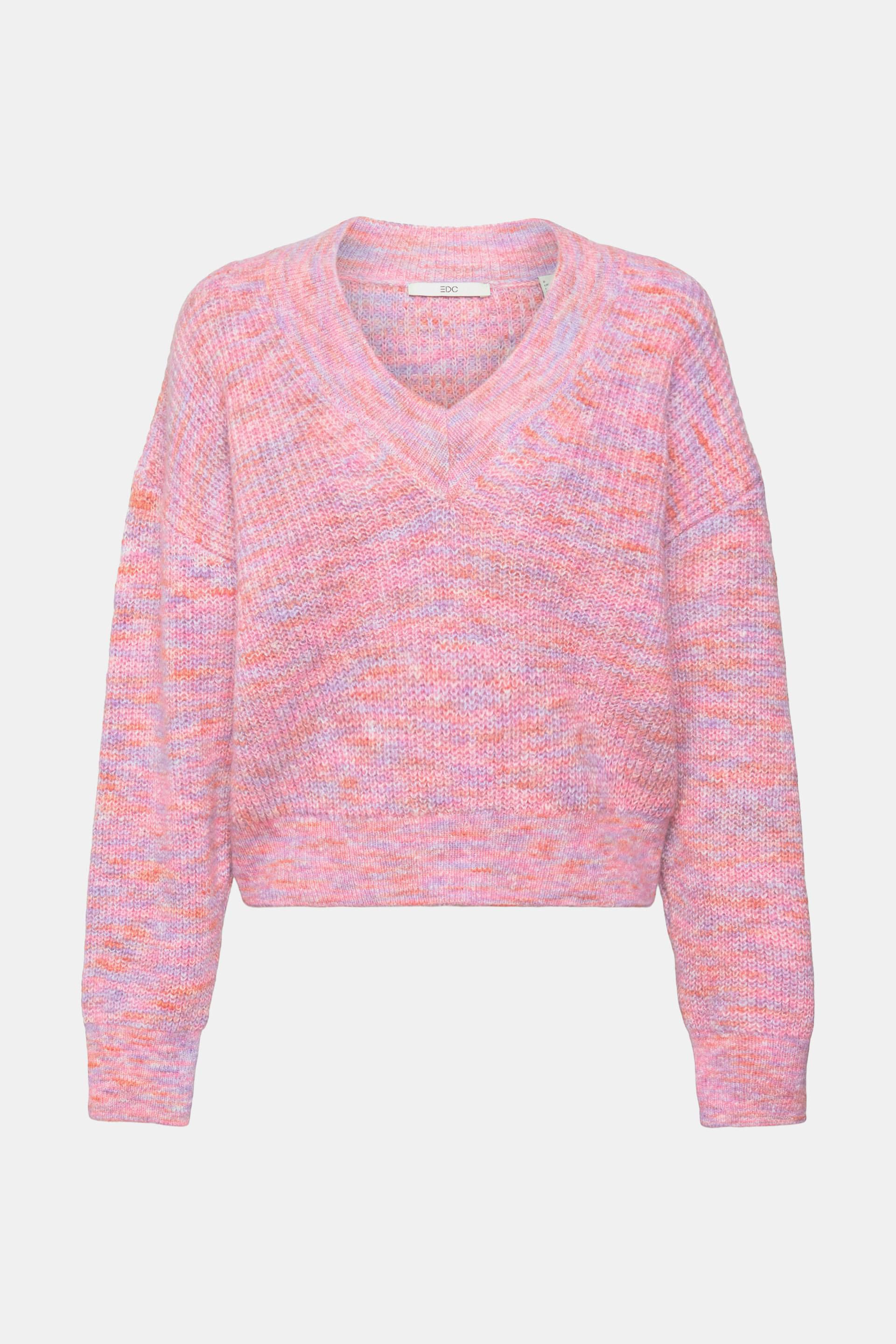 H&M Grof gebreide trui roze elegant Mode Sweaters Grof gebreide truien 