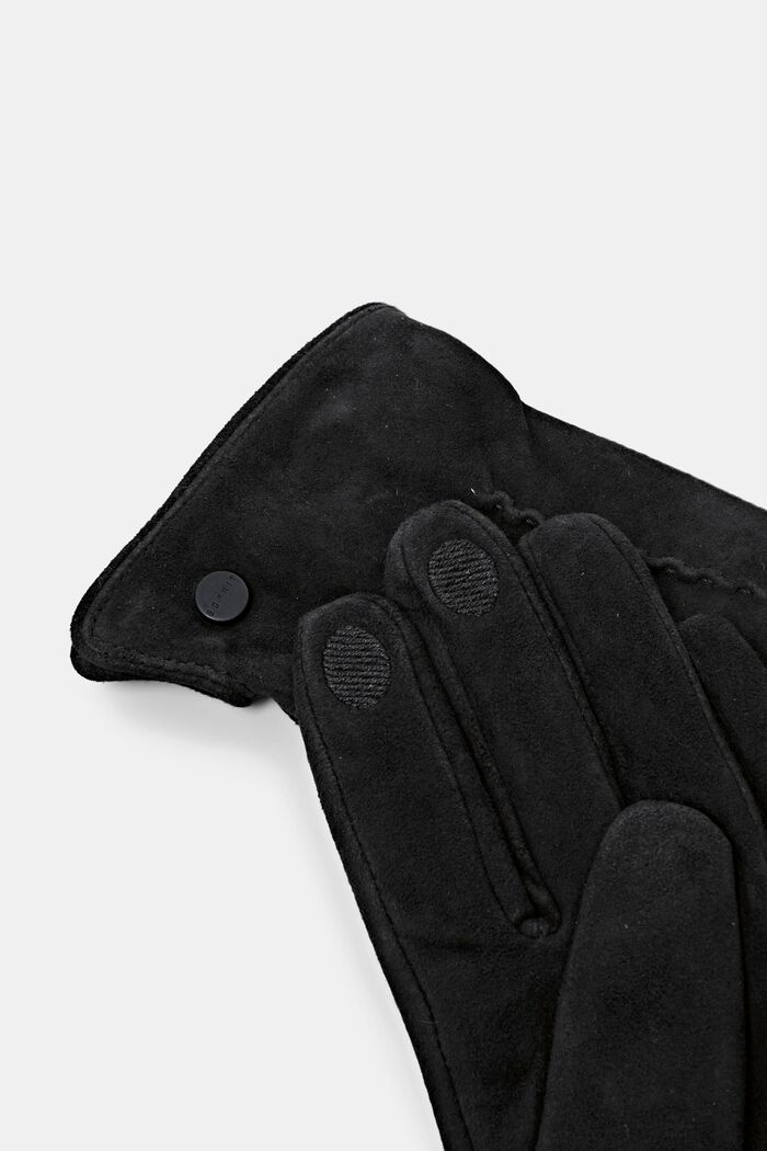 Handschoenen van leer, BLACK, detail image number 1