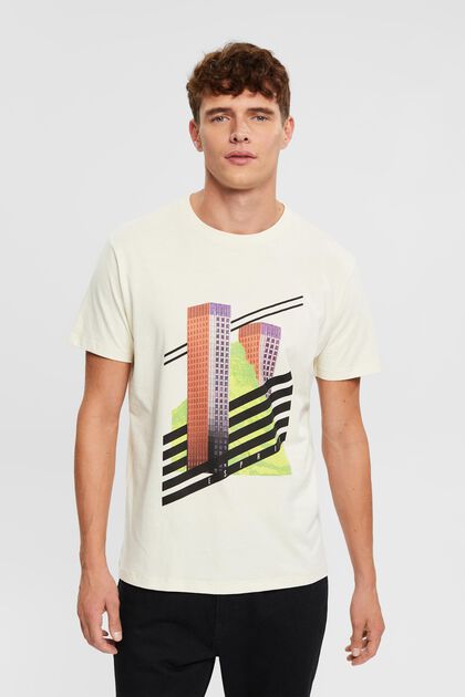 Jersey T-shirt met print