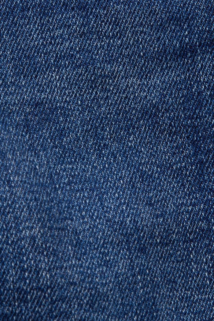 Mid rise capri jeans, BLUE DARK WASHED, detail image number 5