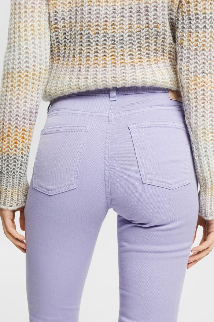 Slim fit-jeans met middelhoge taille, LAVENDER, detail image number 2