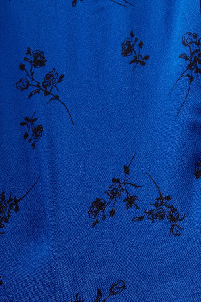 Midi-jurk met V-hals en print, BRIGHT BLUE, detail image number 6