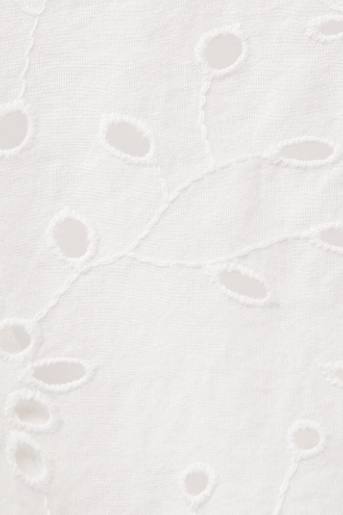 Mouwloze kanten blouse, 100% katoen, OFF WHITE, detail image number 4