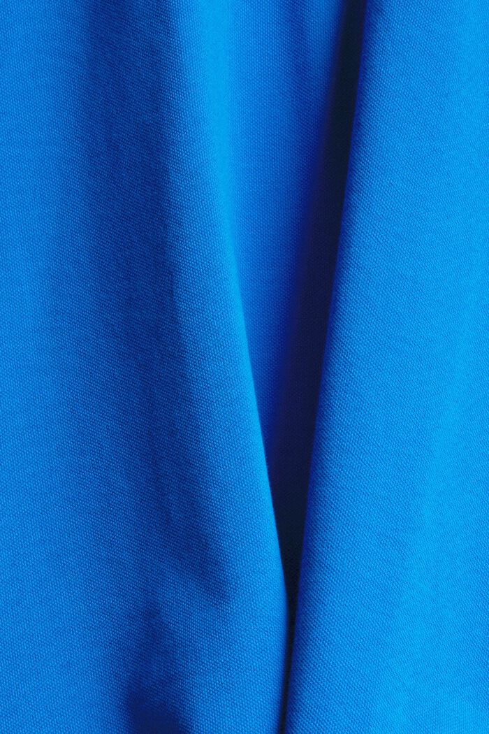 Poloshirt van katoen, BRIGHT BLUE, detail image number 4