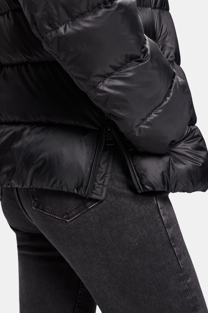 Gewatteerde jas, BLACK, detail image number 3