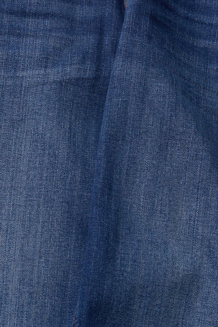 Jeans met caprilengte, BLUE DARK WASHED, detail image number 4