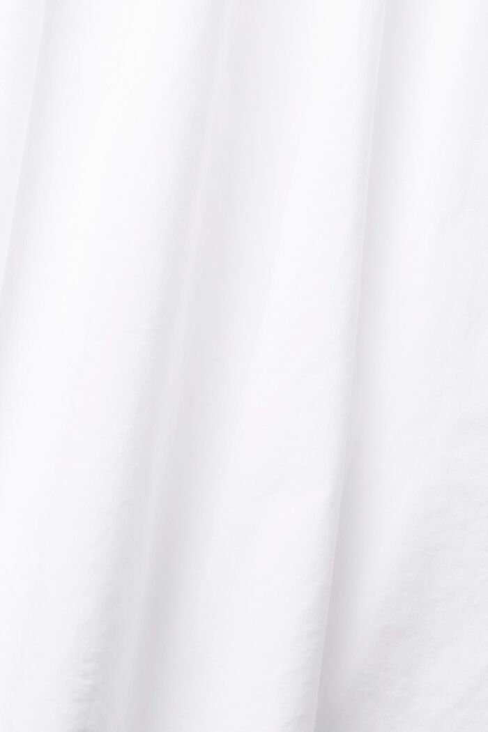 Blouse met gerimpelde mouwboorden, WHITE, detail image number 5