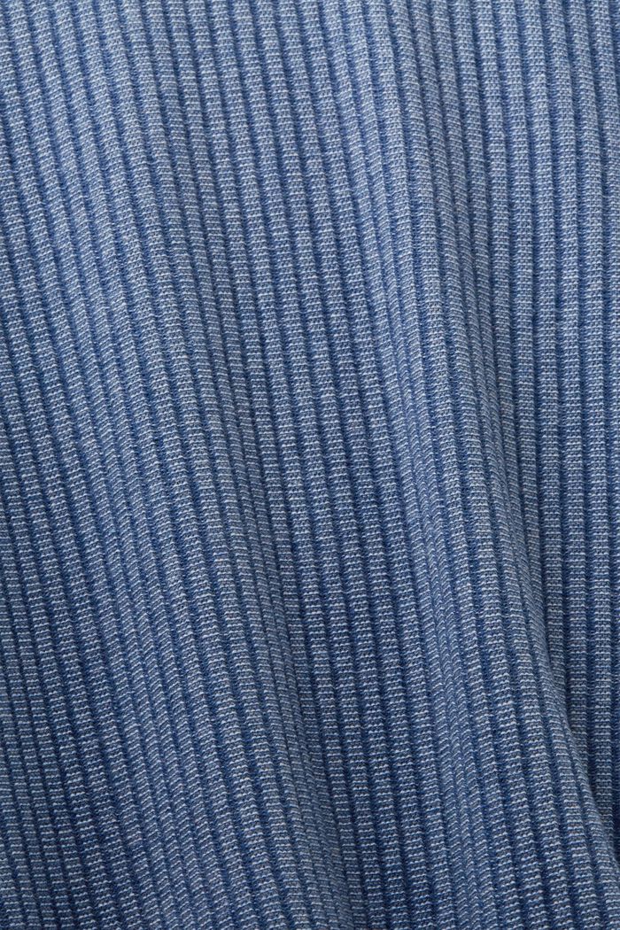 Tweekleurige ribgebreide trui, BLUE, detail image number 5