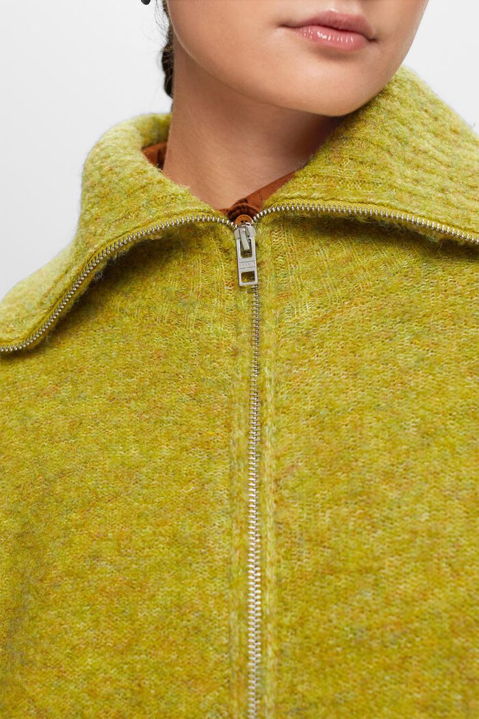 Sweaters cardigan, PISTACHIO GREEN, detail image number 1