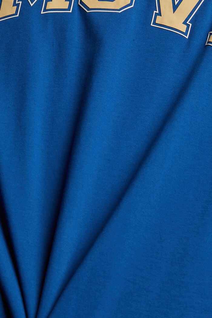 Jersey shirt met tekstprint, BRIGHT BLUE, detail image number 5