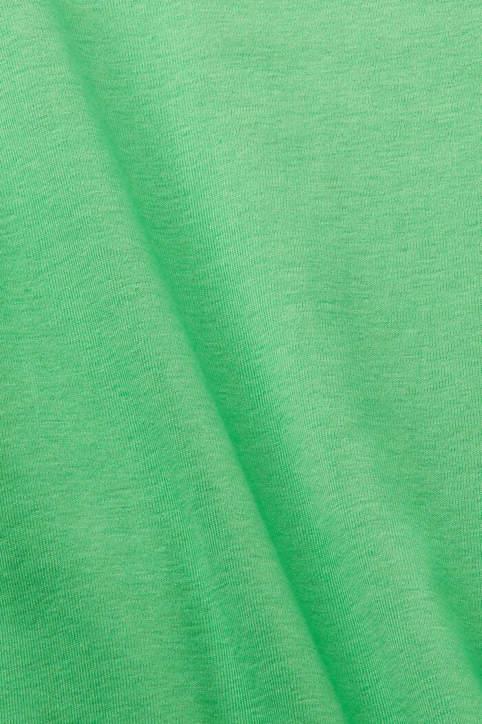 Jersey shirt met logo-strasapplicatie, GREEN, detail image number 5