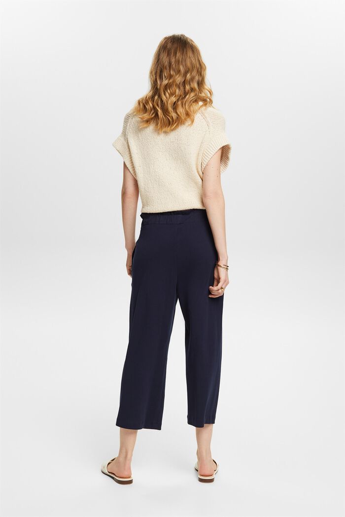 Cropped culotte, NAVY, detail image number 2