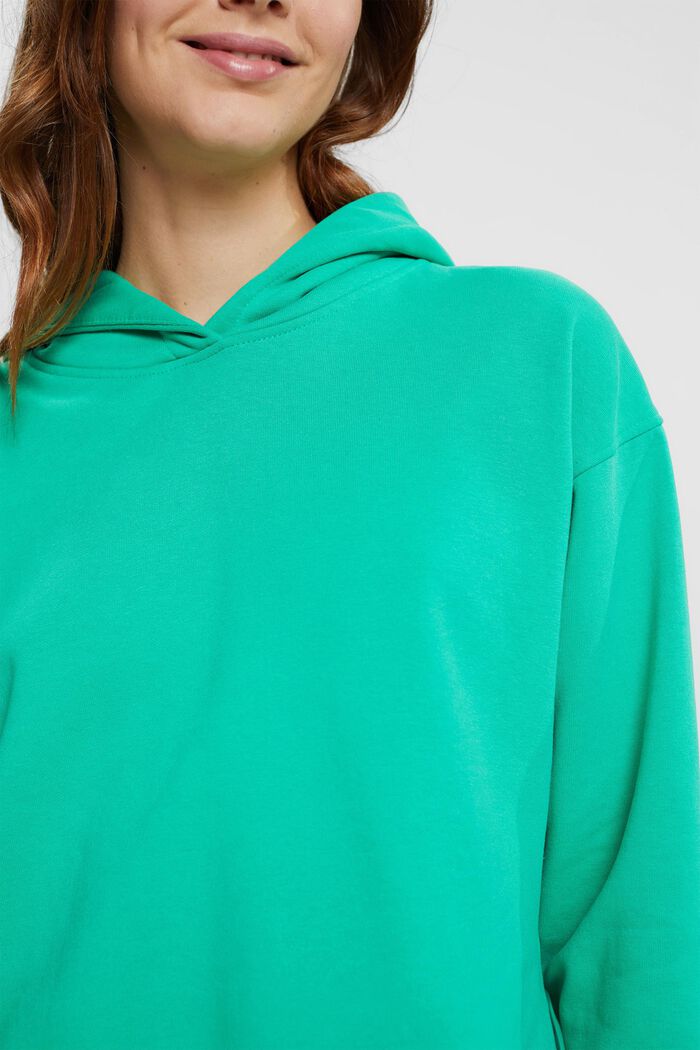 Hoodie sweatshirt, LIGHT GREEN, detail image number 0