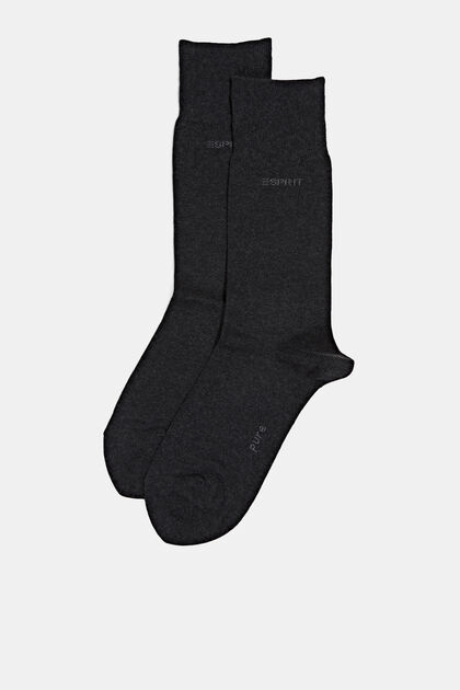 2 paar sokken van een mix met biologisch katoen