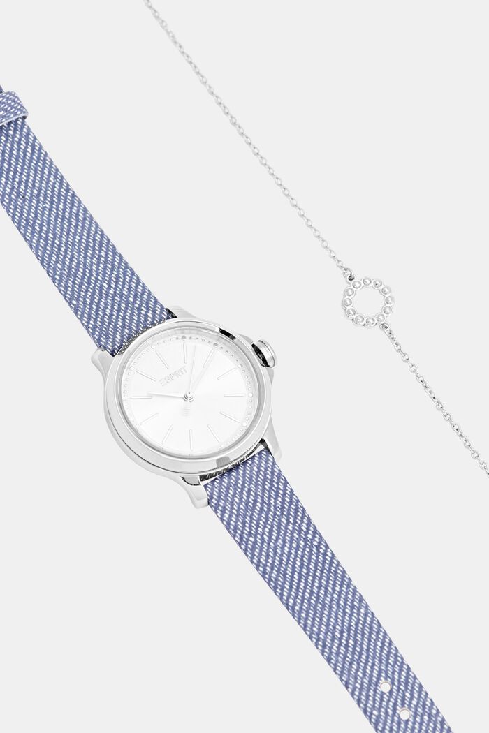 Set van horloge en armband, BLUE, detail image number 3