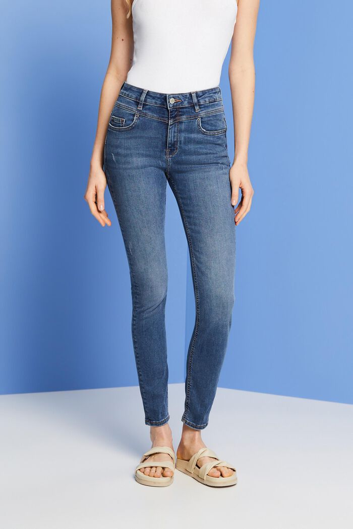 Sentimenteel Herdenkings Overblijvend ESPRIT - Shaping jeans met hoge taille in onze e-shop