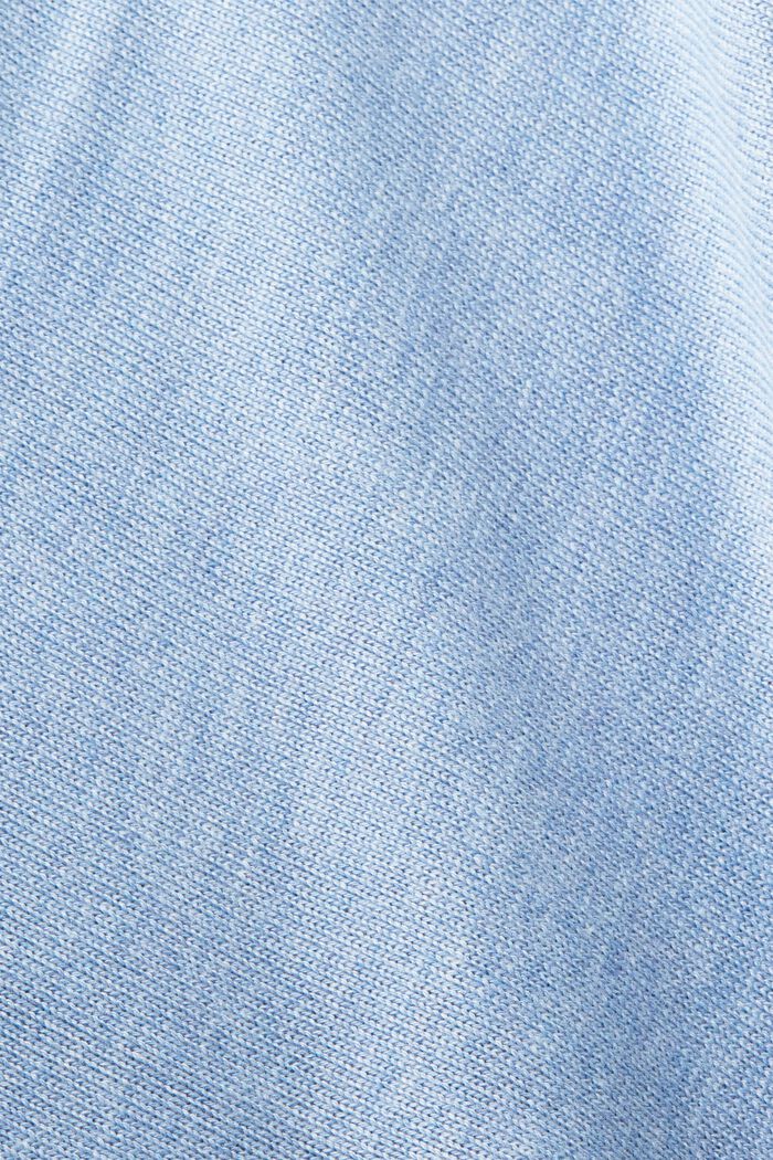 Tweekleurige poncho, PASTEL BLUE, detail image number 2