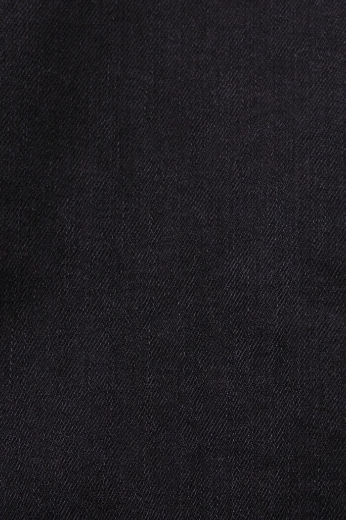 Gerecycled: mid rise skinny jeans, BLACK DARK WASHED, detail image number 6
