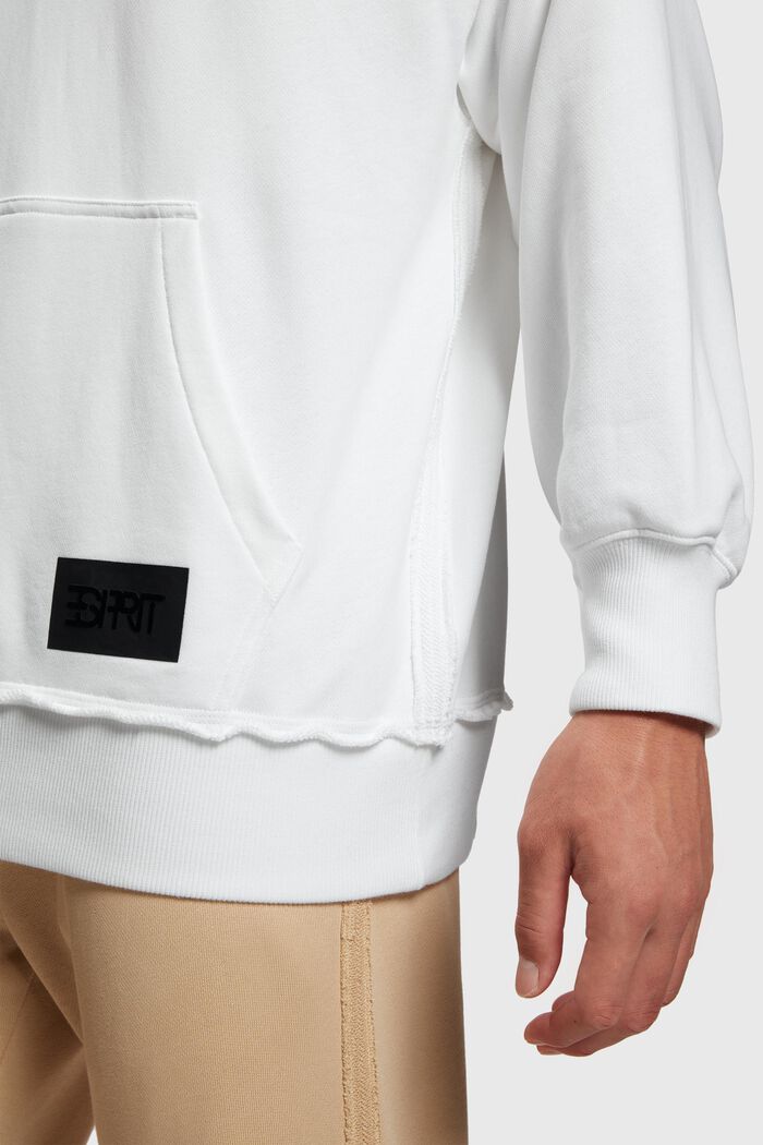 Oversized hoodie, WHITE, detail image number 3