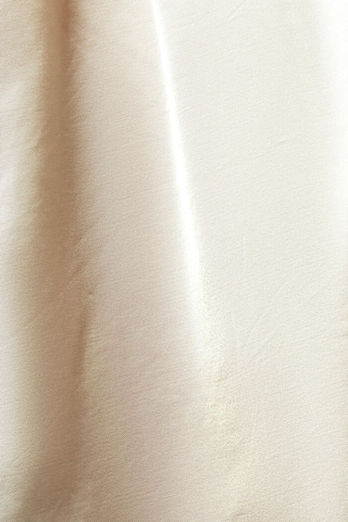 Satijnen blouse met reverskraag, LENZING™ ECOVERO™, DUSTY NUDE, detail image number 4