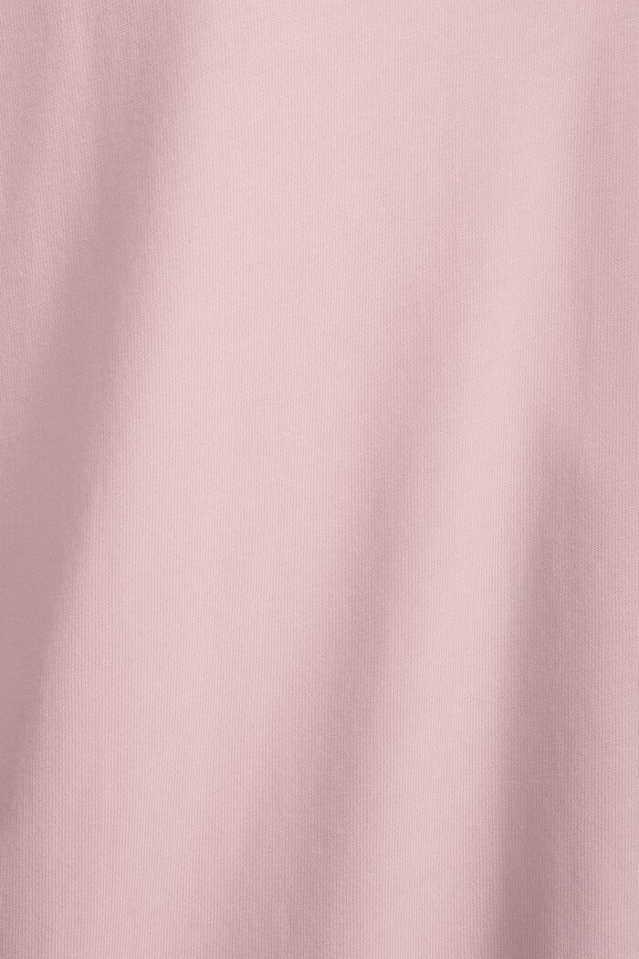 Geborduurde jurk van katoenjersey, PINK, detail image number 4