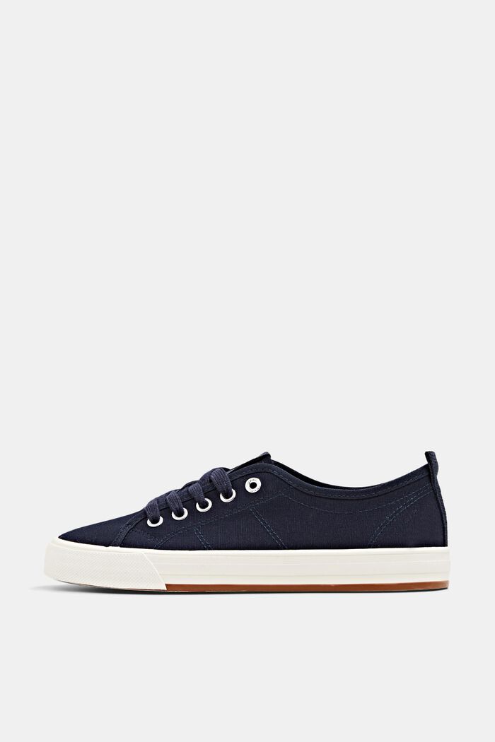 Casual Shoes textile, NAVY, overview