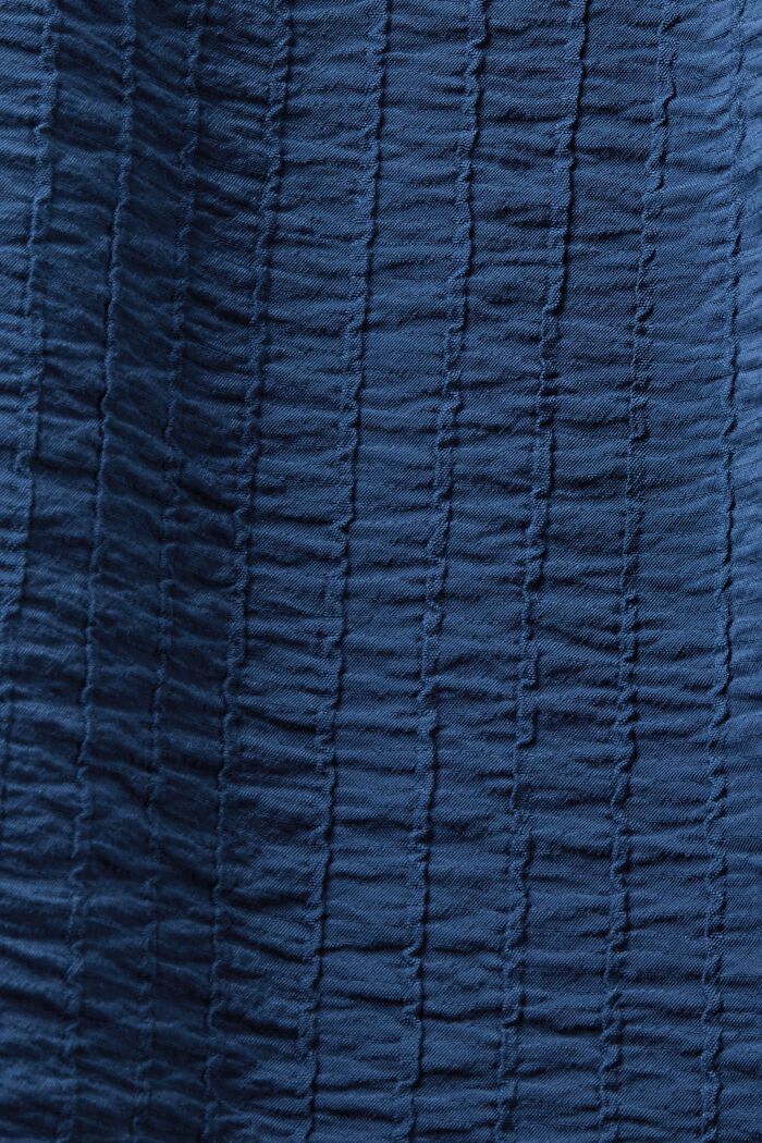 Gestructureerde blouse met lange mouwen, GREY BLUE, detail image number 1
