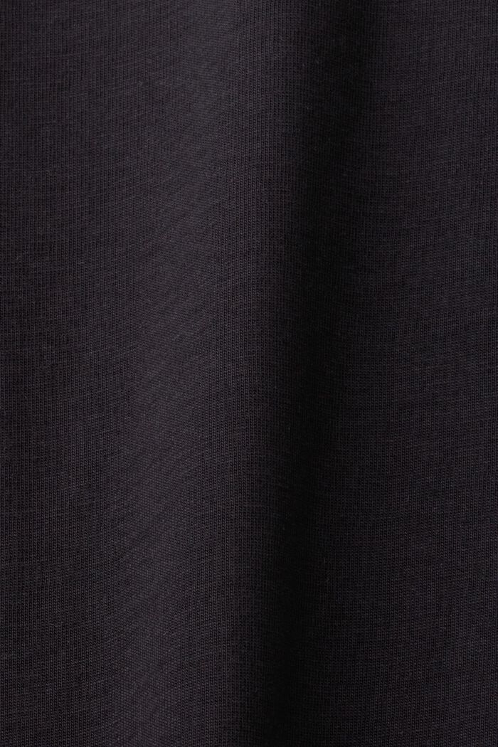 Jersey longsleeve, 100% katoen, BLACK, detail image number 4