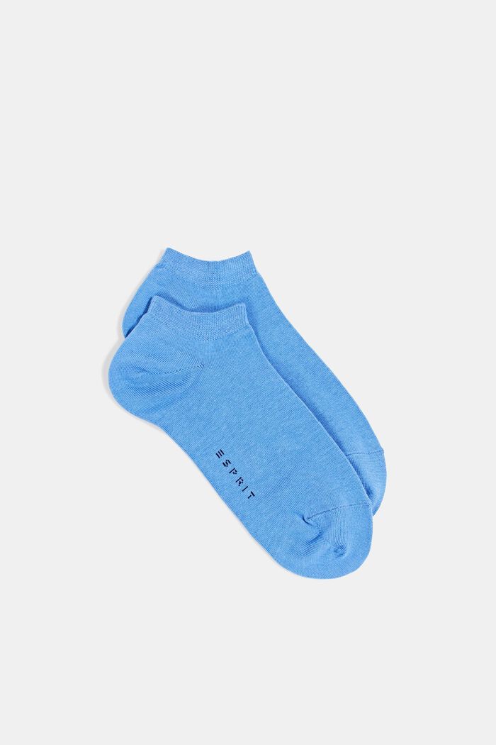 Set van 2 paar sokken, organic cotton, CORNFLOWER BLUE, detail image number 0