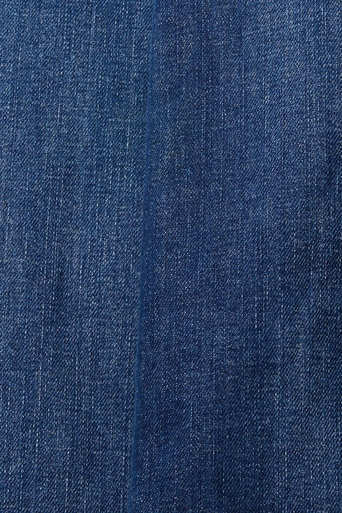 Jeans met wijde pijpen, BLUE DARK WASHED, detail image number 7